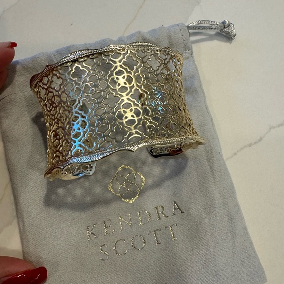 Kendra Scott Gold Cuff Bracelet - Picture 7 of 8